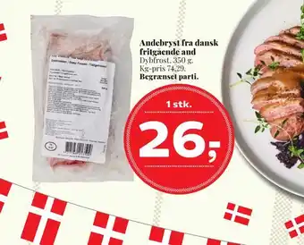 Dagli'Brugsen Andebryst fra dansk fritgående and tilbud