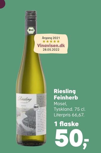 Kvickly Riesling feinherb tilbud