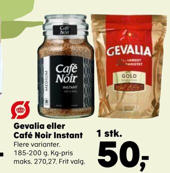 Kvickly Gevalia eller café noir instant tilbud