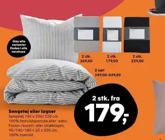 Kvickly Sengetøj eller lagner tilbud