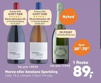 Kvickly Marea eller amaluna sparkling tilbud
