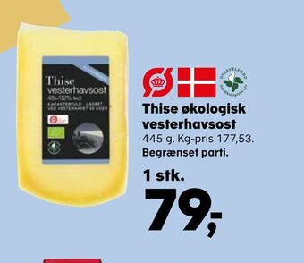 Kvickly Thise økologisk vesterhavsost tilbud