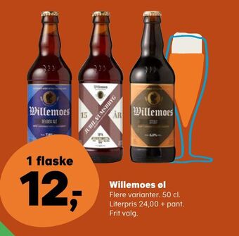 Kvickly Willemoes øl tilbud
