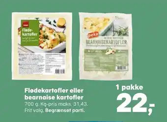 Kvickly Flødekartofler eller bearnaise kartofler tilbud