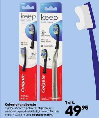 Kvickly Colgate tandbørste tilbud