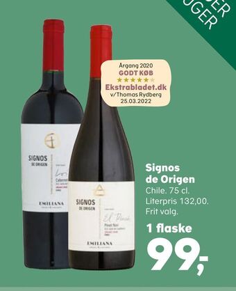Kvickly Signos de origen tilbud
