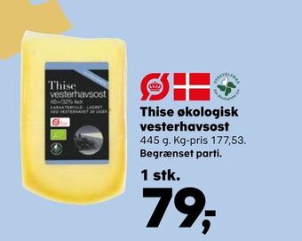 SuperBrugsen Thise økologisk vesterhavsost tilbud