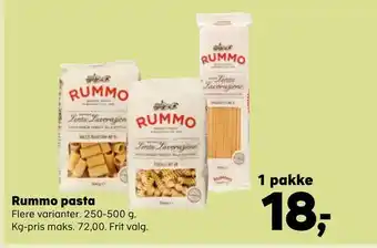 SuperBrugsen Rummo pasta tilbud