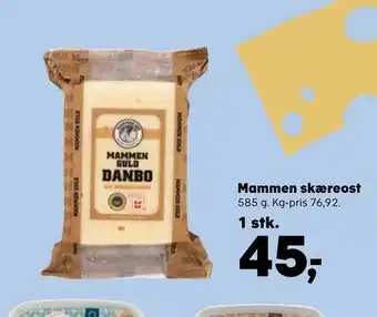 SuperBrugsen Mammen skæreost tilbud