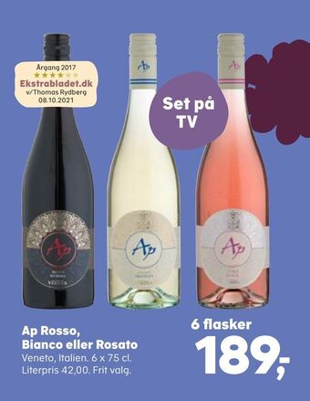 SuperBrugsen Ap rosso, bianco eller rosato tilbud