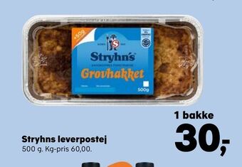 SuperBrugsen Stryhns leverpostej tilbud