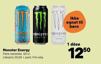SuperBrugsen Monster energy tilbud