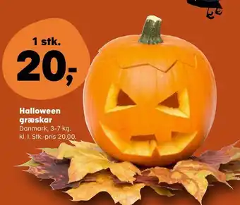 SuperBrugsen Halloween græskar tilbud