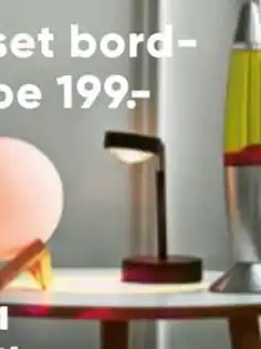 Bilka Sunset bordlampe tilbud