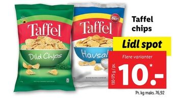 Lidl Taffel chips tilbud