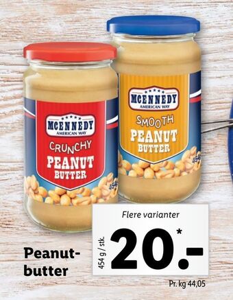 Lidl Peanutbutter tilbud
