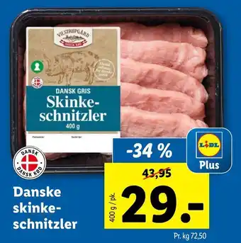 Lidl Danske skinkeschnitzler tilbud