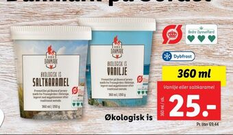 Lidl Økologisk is tilbud