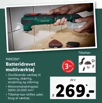 Lidl Batteridrevet multiværktøj tilbud