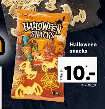 Lidl Halloween snacks tilbud
