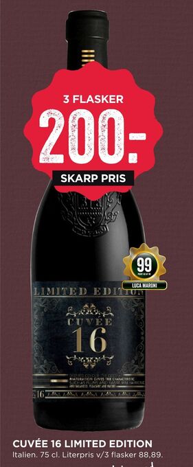 MENY Cuvée 16 limited edition tilbud