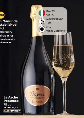 Netto Le arche prosecco tilbud