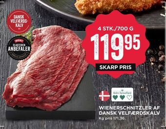 MENY Wienerschnitzler af dansk velfærdskalv tilbud