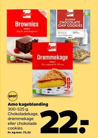 Netto 300-525 g. chokoladekage, drømmekage eller chokolade cookies tilbud