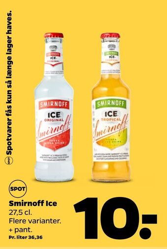 Netto Smirnoff ice tilbud
