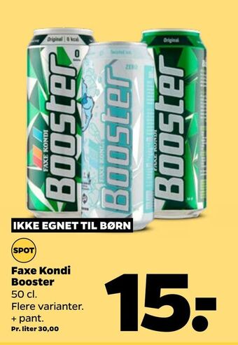 Netto Faxe kondi booster tilbud
