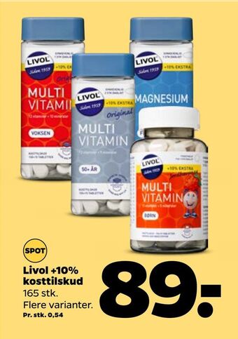 Livol +10% kosttilskud