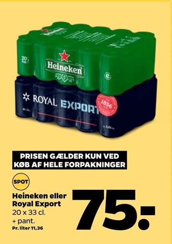 Heineken eller royal export