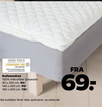 Netto Rullemadras tilbud