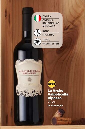 Netto Le arche valpolicella ripasso tilbud