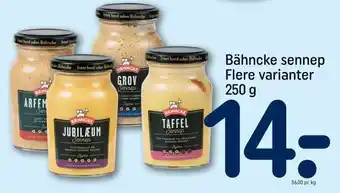 REMA 1000 Bähncke sennep tilbud
