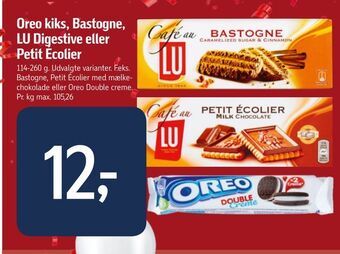 Føtex Oreo kiks, bastogne, lu digestive eller petit écolier tilbud