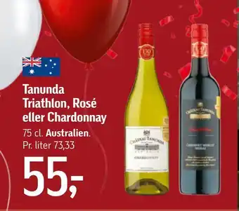 Føtex Tanunda triathlon, rosé eller chardonnay tilbud
