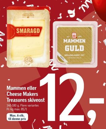 Føtex Mammen eller cheese makers treasures skiveost tilbud