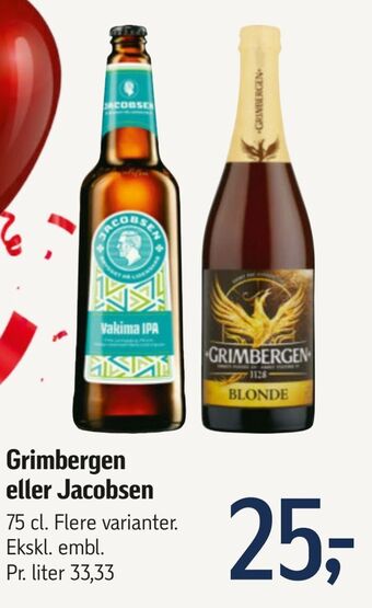 Føtex Grimbergen eller jacobsen tilbud