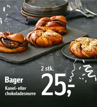 Kanel- eller chokoladesnurre