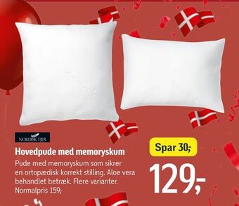 Føtex Hovedpude med memoryskum tilbud