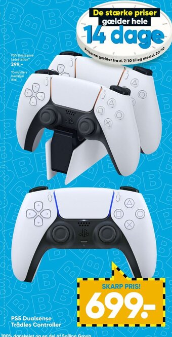 Bilka PS5 Dualsense Trådløs Controller tilbud