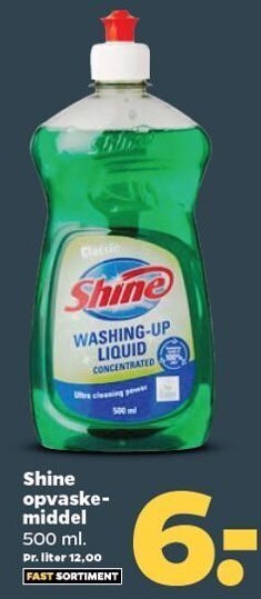 Netto Shine opvaskemiddel tilbud