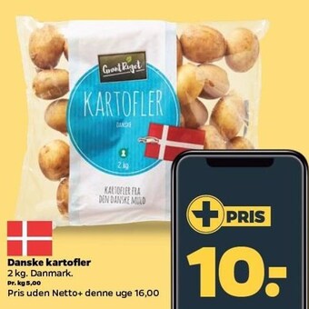 Netto Danske kartofler tilbud