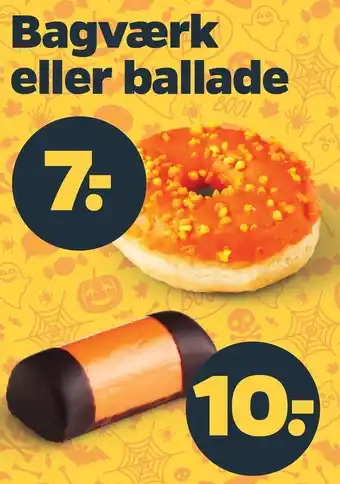 Halloween donut el. træstamme