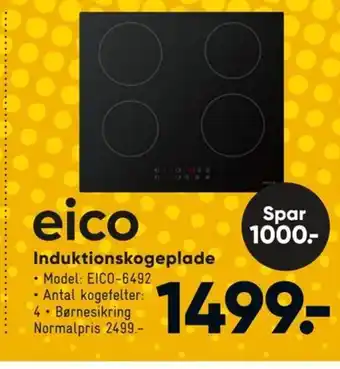 Bilka Eico Induktionskogeplade tilbud