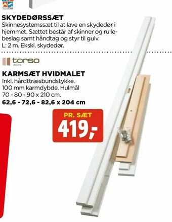 jem & fix Karmsæt hvidmalet tilbud