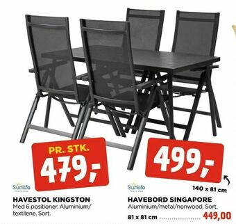jem & fix Havebord singapore tilbud