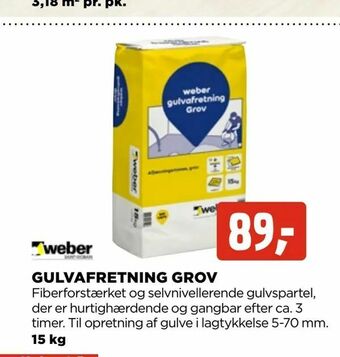 jem & fix Gulvafretning grov tilbud