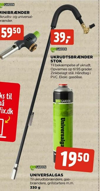 jem & fix Ukrudtsbrænder stok tilbud